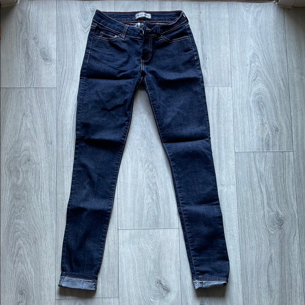 Cello Blue Skinny Jeans with Modern Fit